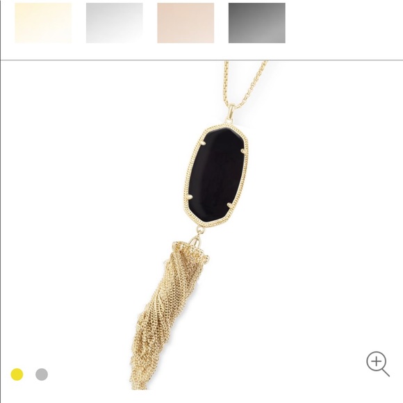 Kendra Scott Rayne Necklace with Black Stone - Picture 6 of 7